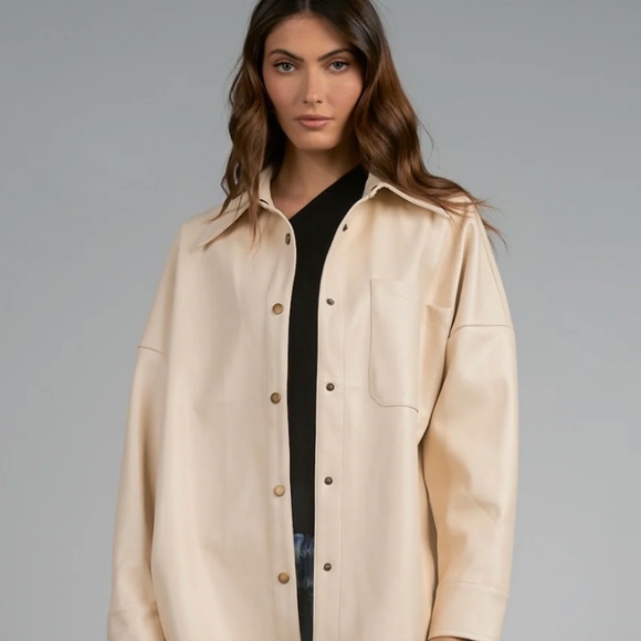 Women's Cream Jacket - Picture 2 of 2